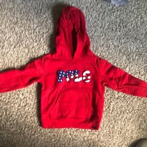 Polo hoodie Red 6t